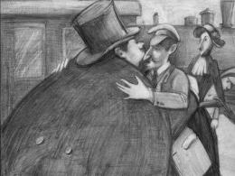 Сочинение характеристика толстого и тонкого в рассказе чехова толстый и тонкий Характеристика рассказа толстый и тонкий